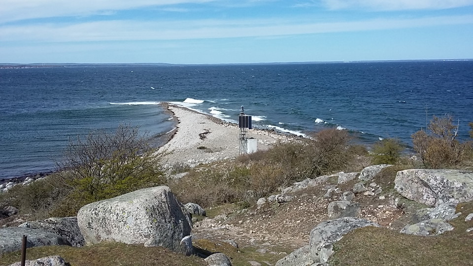 Bönsäcken, klapperstensudde på Hanö. 2017-05-04.Foto Länsstyrelsen