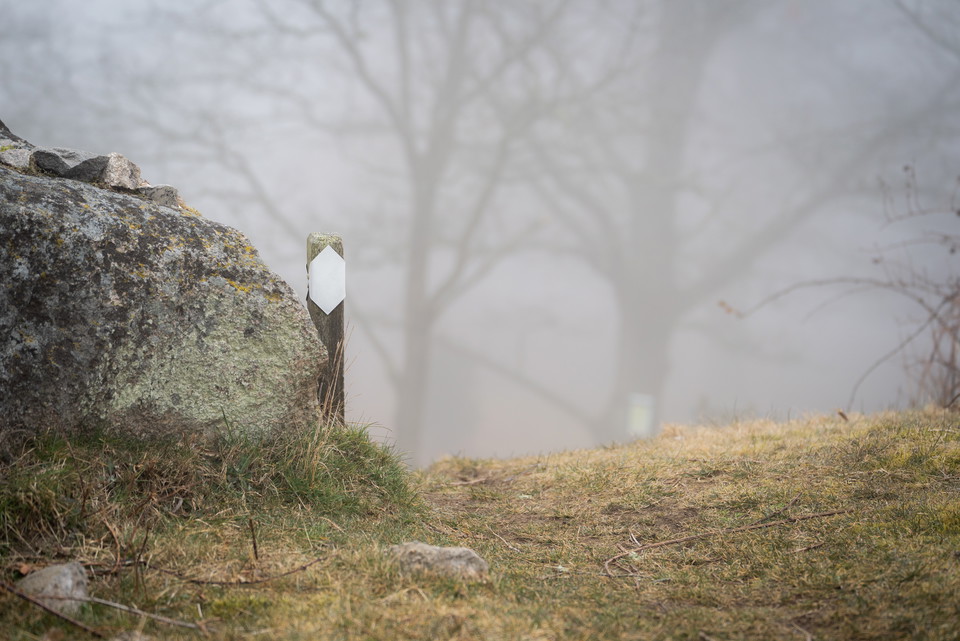 Ledmarkering geologisk stig