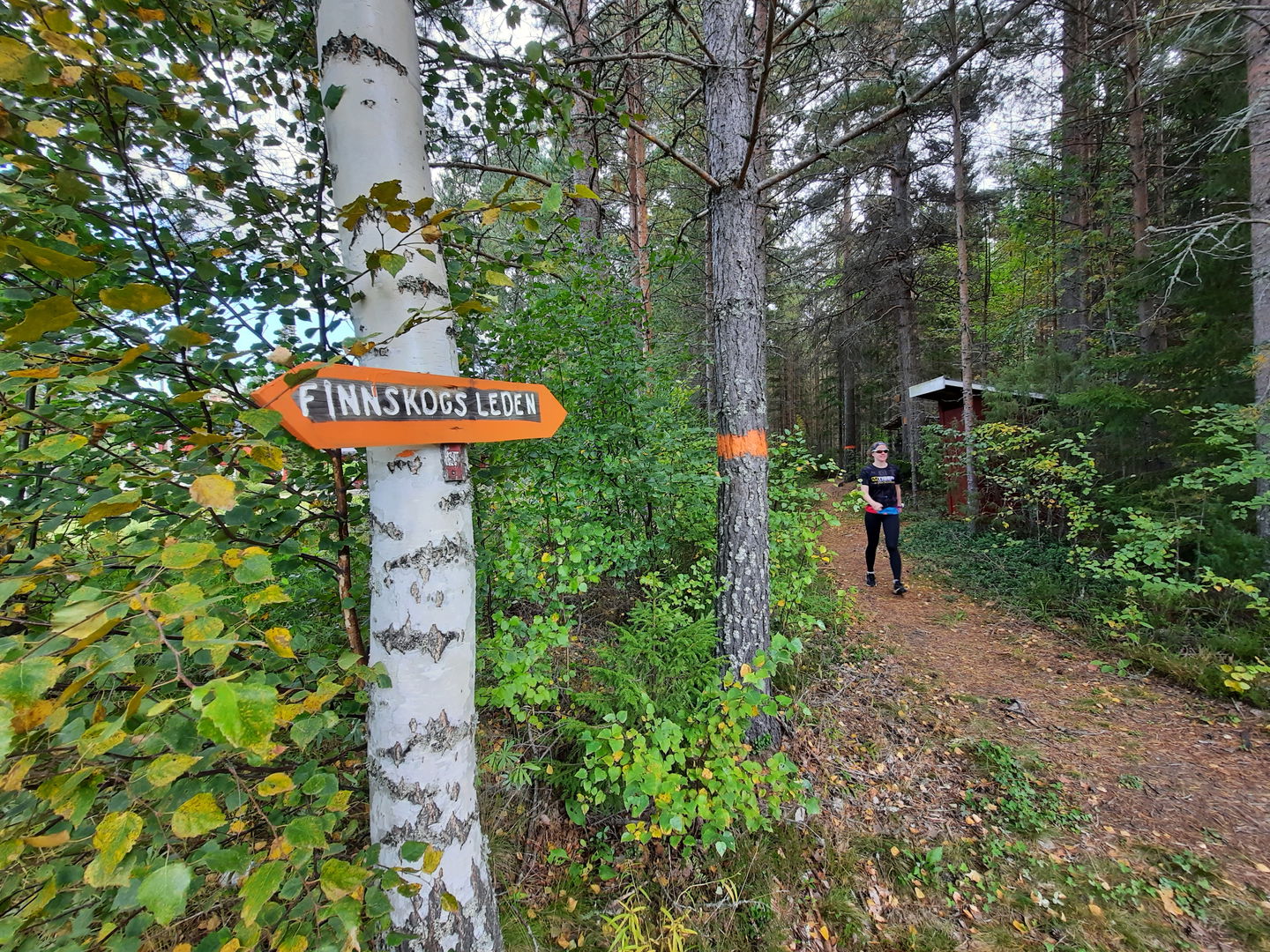 Här börjar leden. Foto: Andreas Davidsson