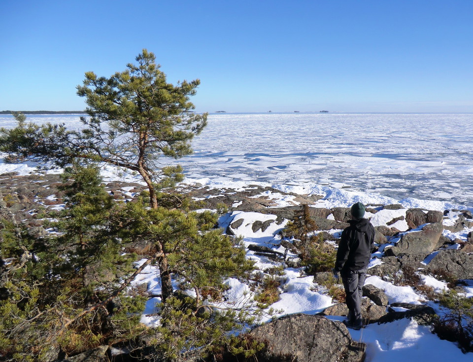 Vinter på Getgars udde