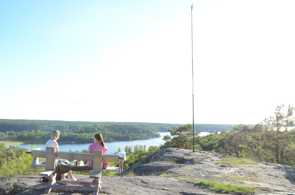 Stilla kväll på Korpberget