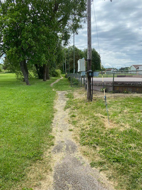 Startplatsen för elljusspåret i Väderstad