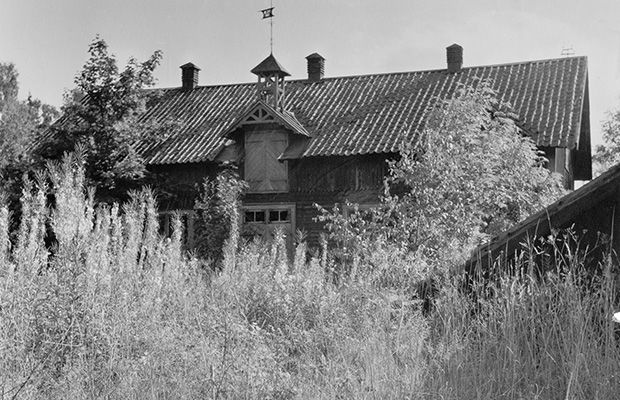 Lämningar efter gamla Baggeby Gård