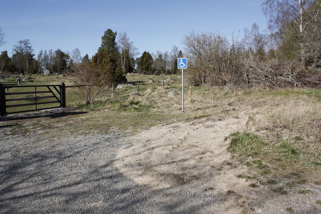 Handikapparkering, Gredelby hagar