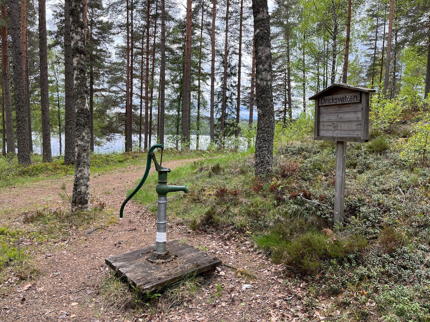 Vy över vattenpump