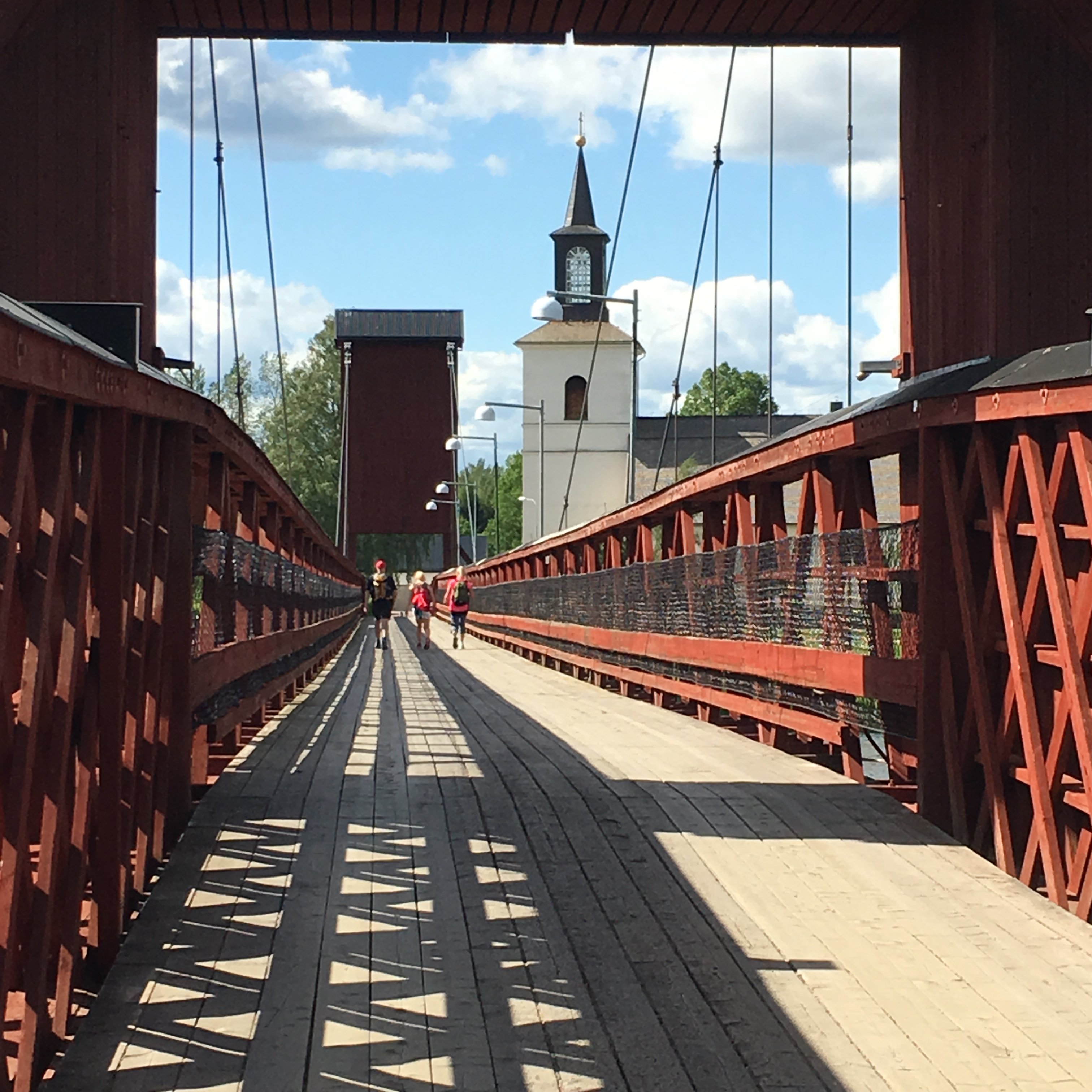 Bron över Dalälven till Floda kyrka