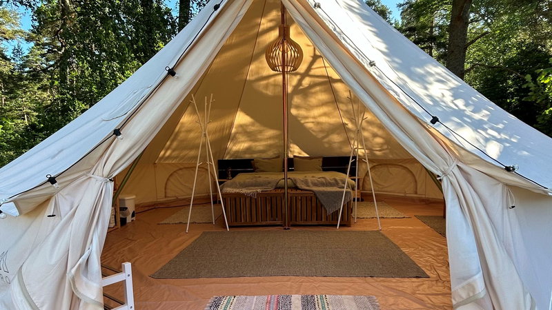 Glamping på Hunneberg