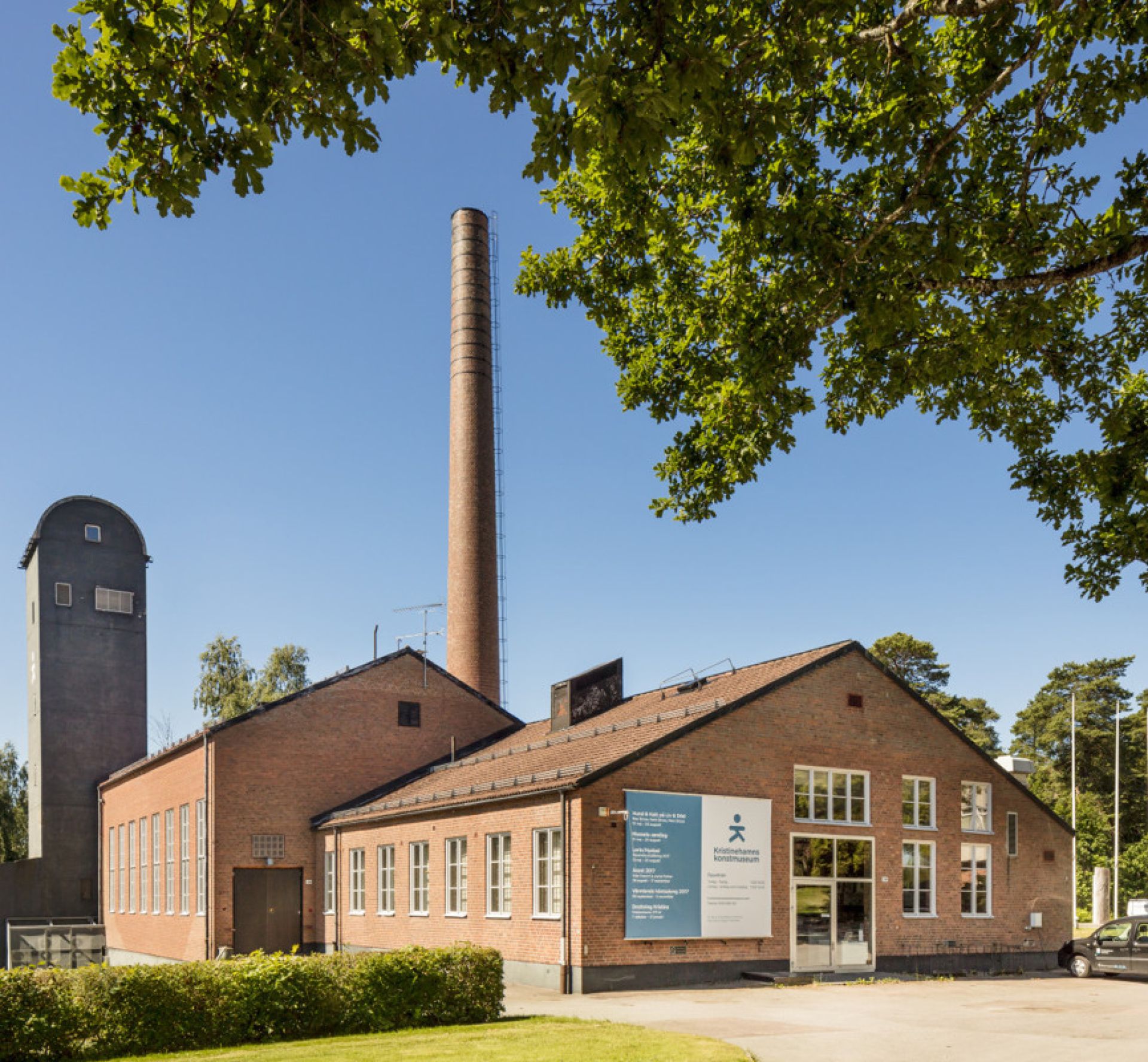 I den gamla panncentralen hittar du Kristinehamns konstmuseum