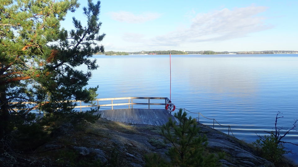Sättsjö brygga. Foto Lidingö stad.