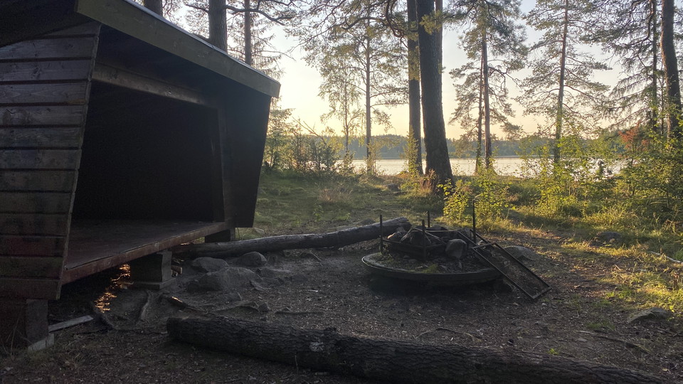 På Killingholmen finns eldplats