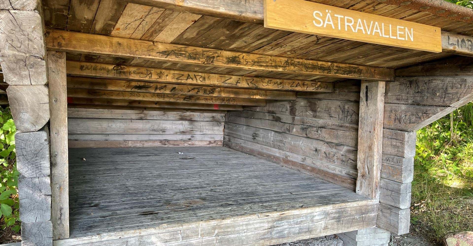 Vindskydd Sätravallen Etapp: Bjärka Säby - Sätravallen