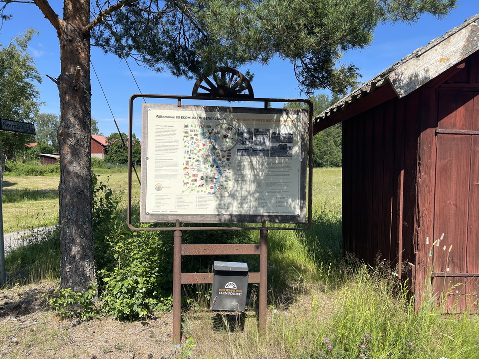 Skylt Ekomuseum Bergslagen