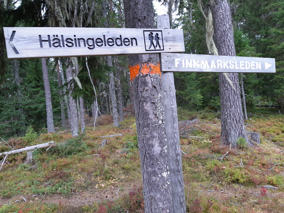 Vägvisare vid gruvstigen