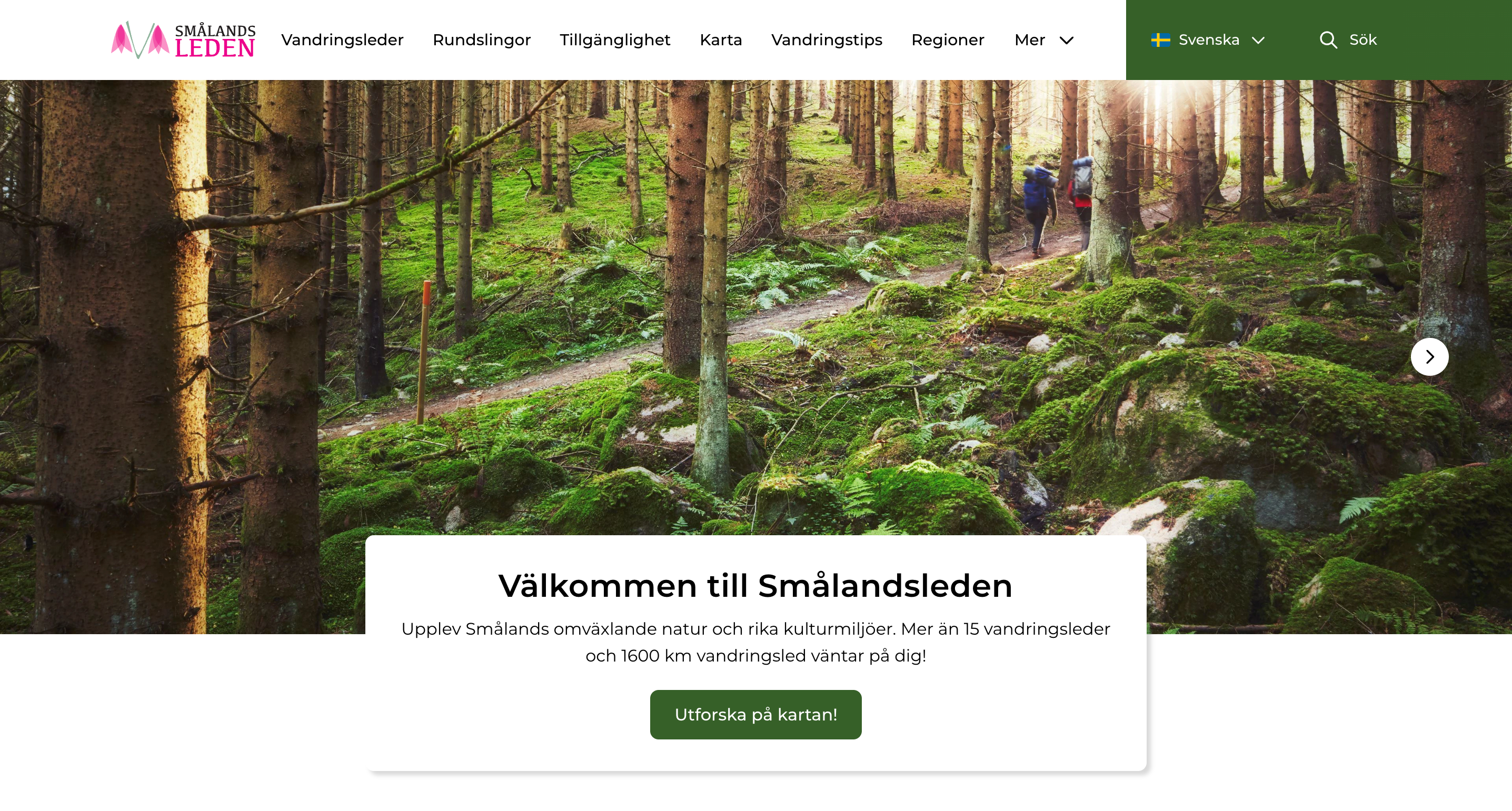 Naturkartan bakom Smålandsledens nya webbplats - byggd för samverkan