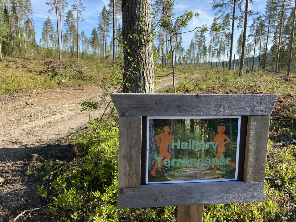 The sign near the main road