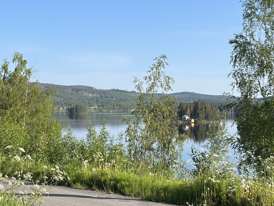 Vy över Norra Barken från Rastahyttan