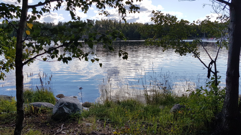 Utsikt mot Södergarnsviken. Foto Lidingö stad