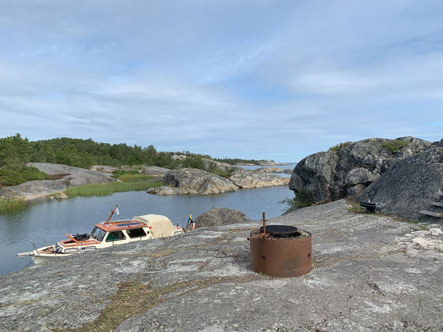 Eldstad vid Rävängsviken