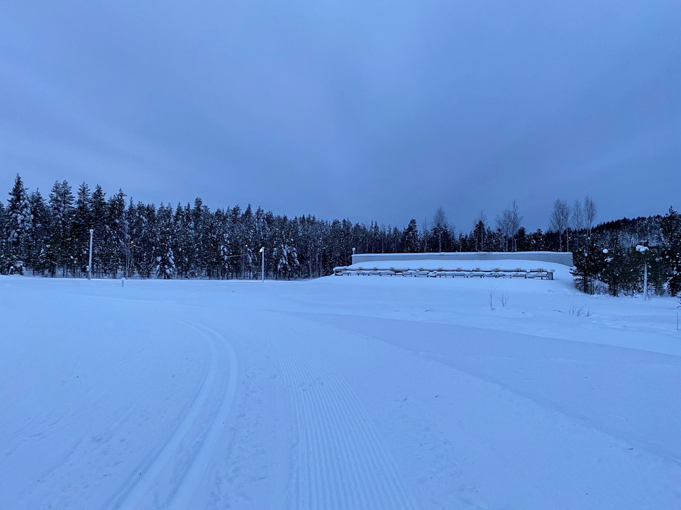 Biathlon shooting range