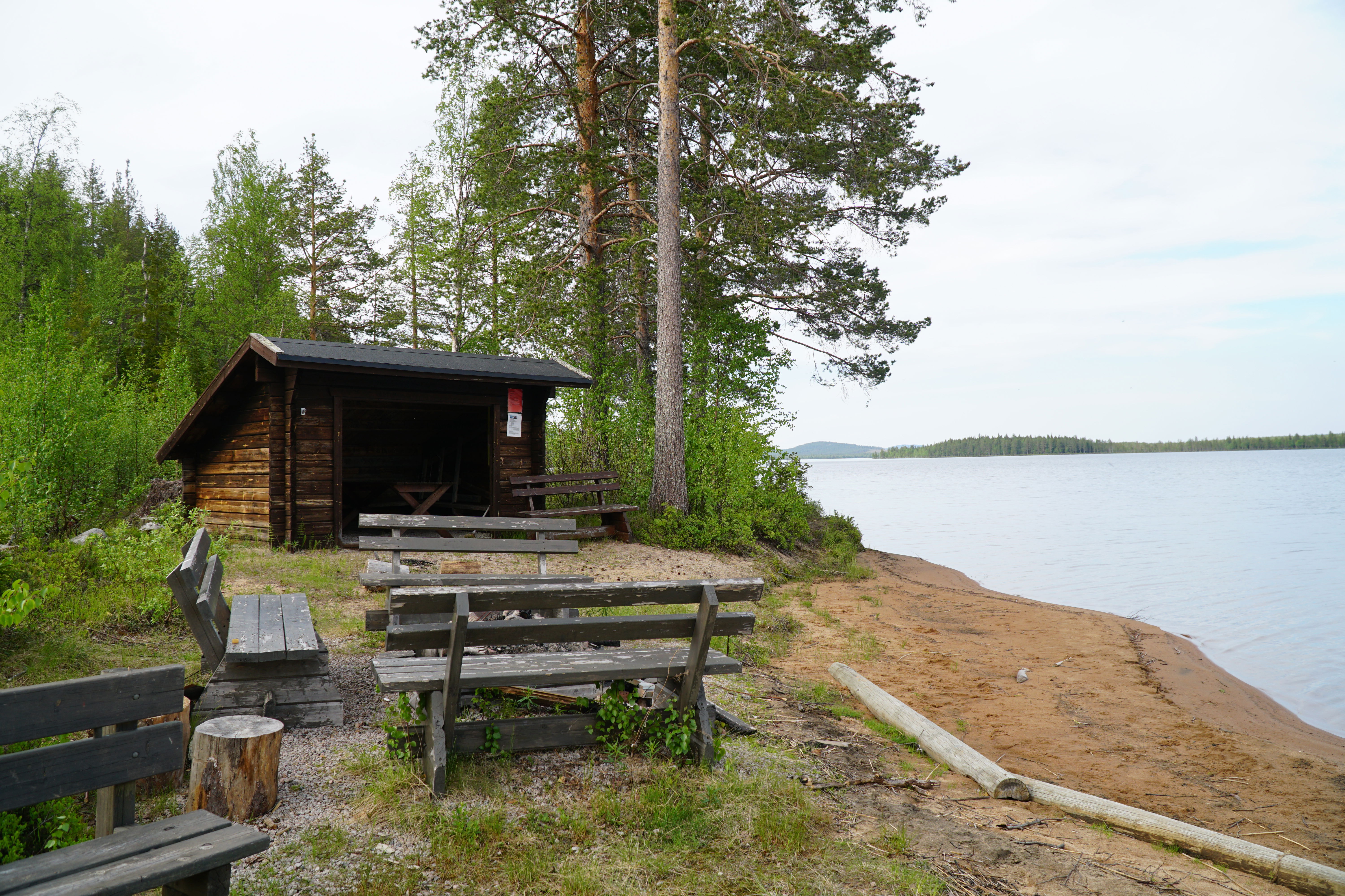 Vallsjärv Lillsandudden's swimming spot | Naturkartan