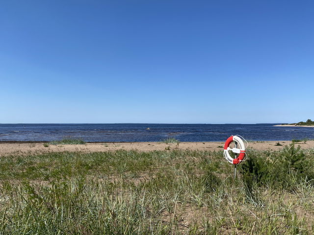 Badplats, stugbyn