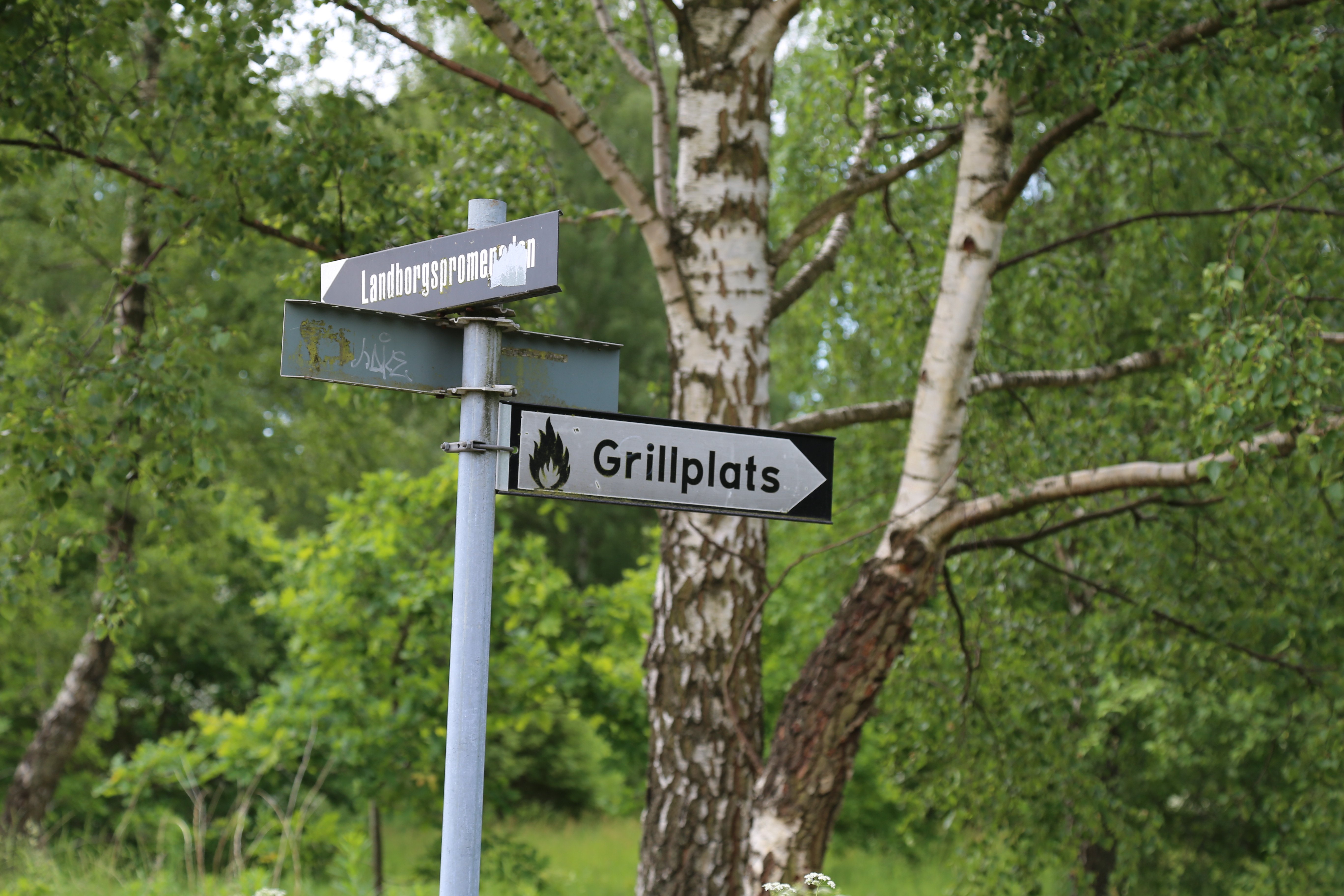 I Ättekulla finns gott om grill- och rastplatser och landborgspromenaden passerar genom området.