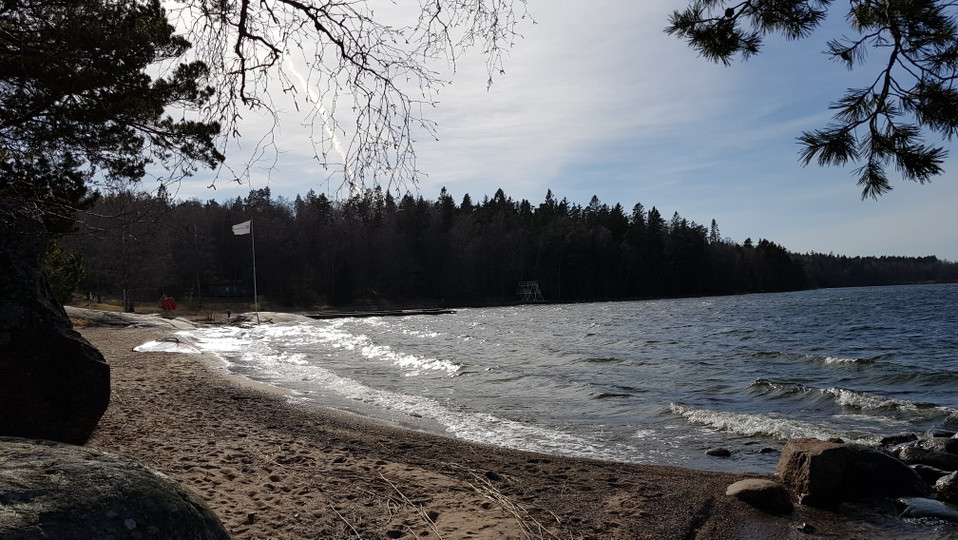 Fågelöuddebadet. Foto Lidingö stad