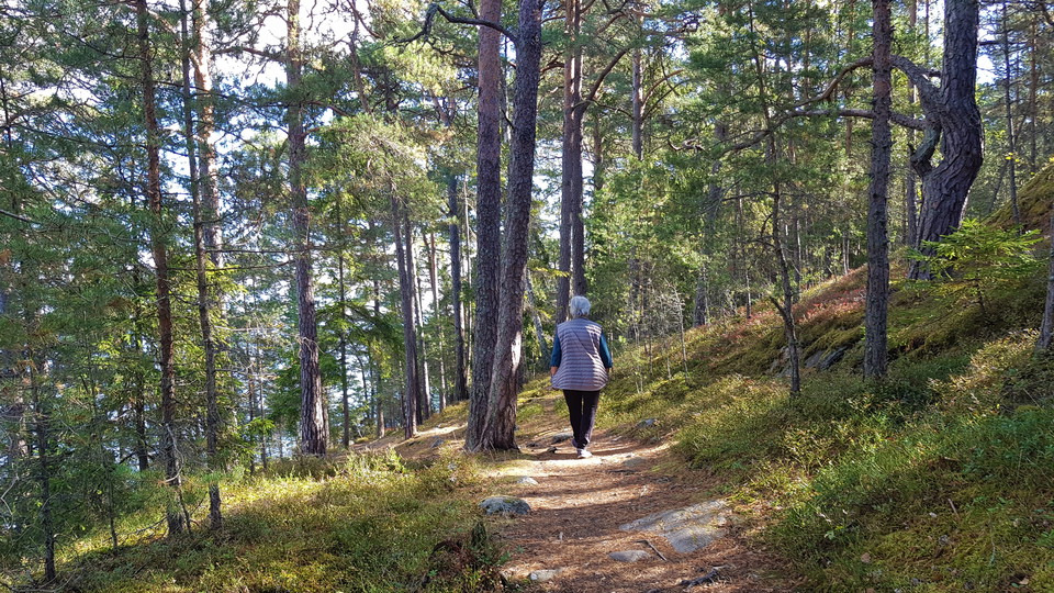 Stig på norra Bosön. Foto Lidingö stad