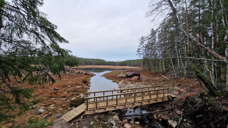 Bropassage vid Sågsjön