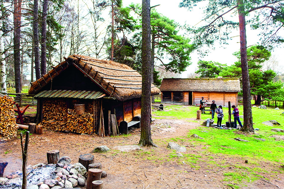 En vikingatida gård.