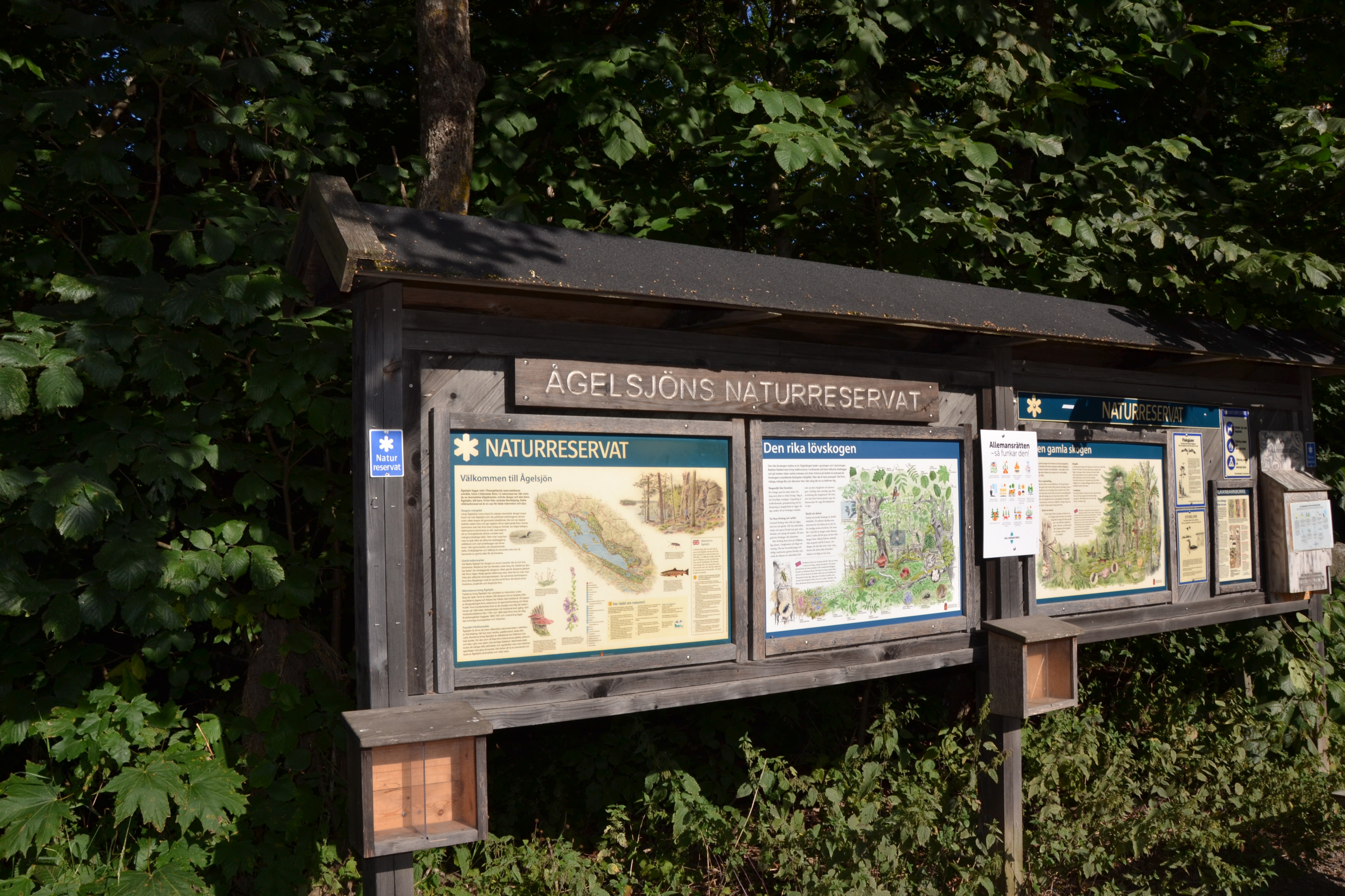 Information om Ågelsjön naturreservat.