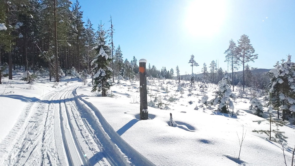 Sjuvallsleden mellan Sellbergsvallen och Nyvallen