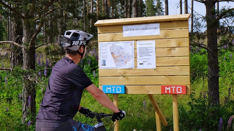 Surahammar — Lindmuren #2 mountain biking trail, 4.9 km (MTB Blue)