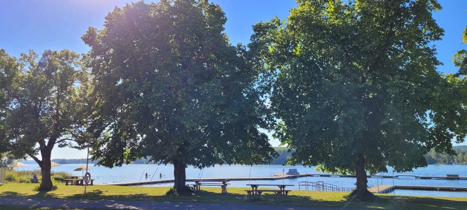 Vy över Prästabadet