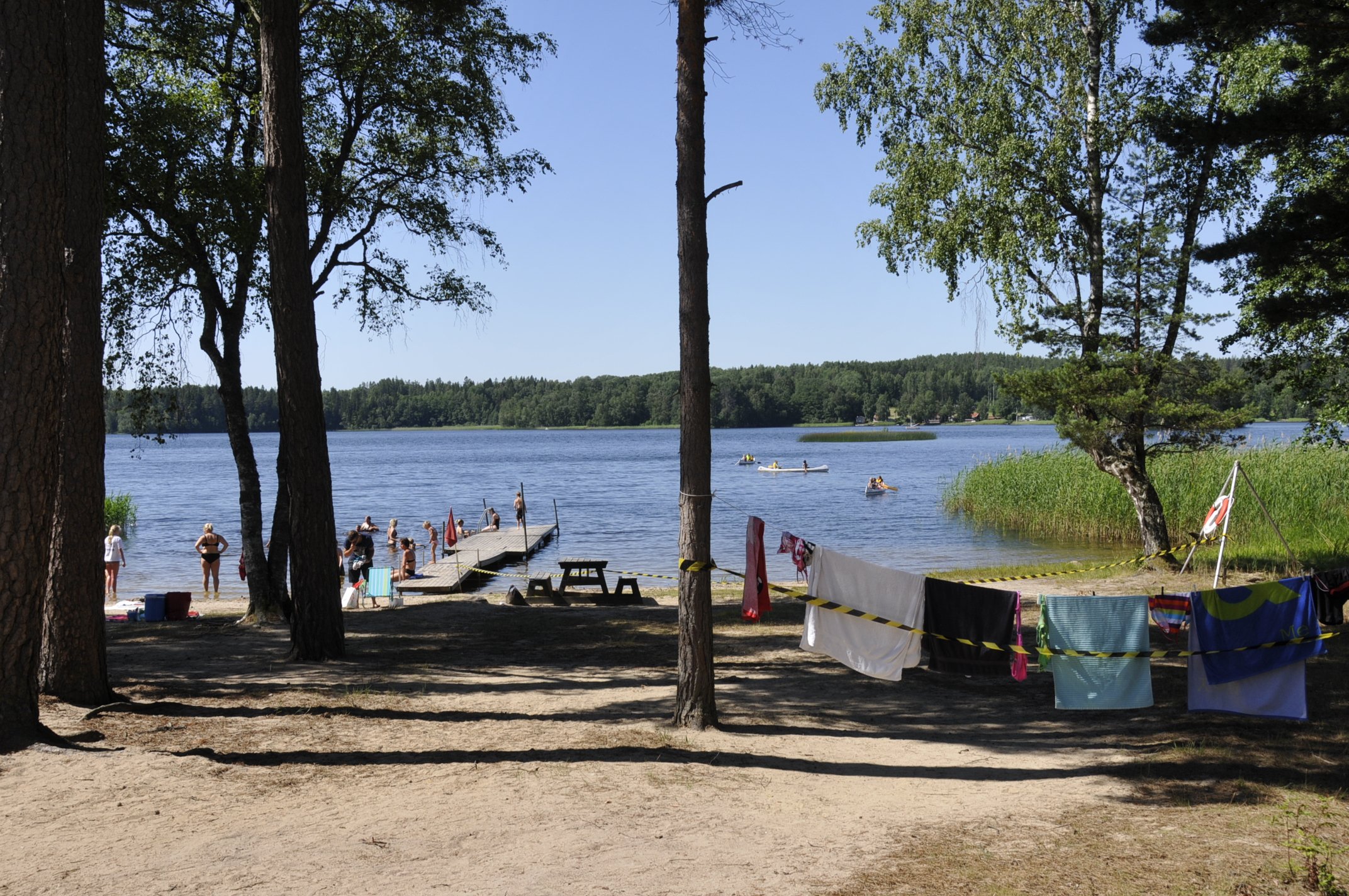 Bild på Högsjö badplats