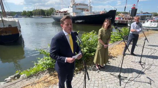 Invigning Djurgårdsstrand