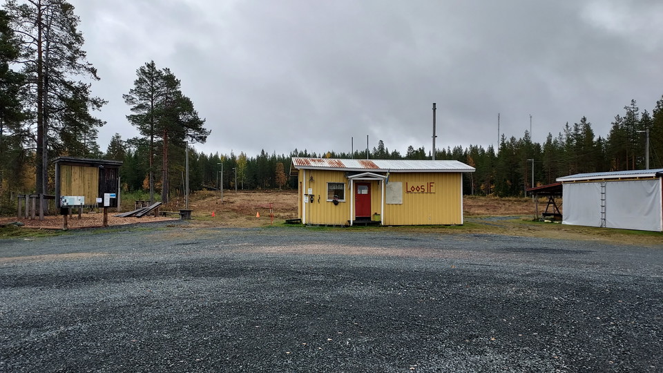 Parkering intill Los Elljusspår