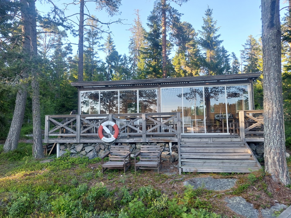 Matplats under tak