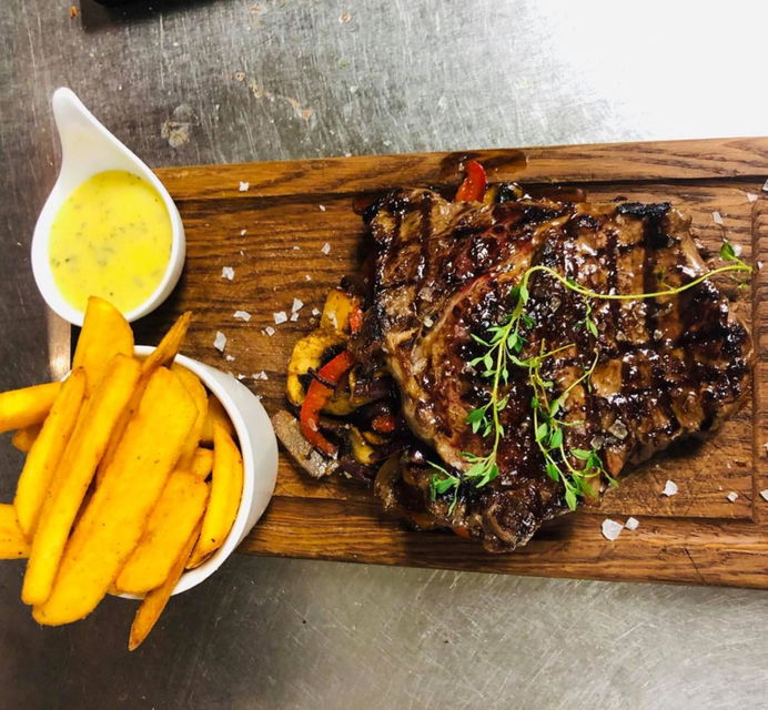 Plankstek hos Steakhouse 1895 i Kristinehamn