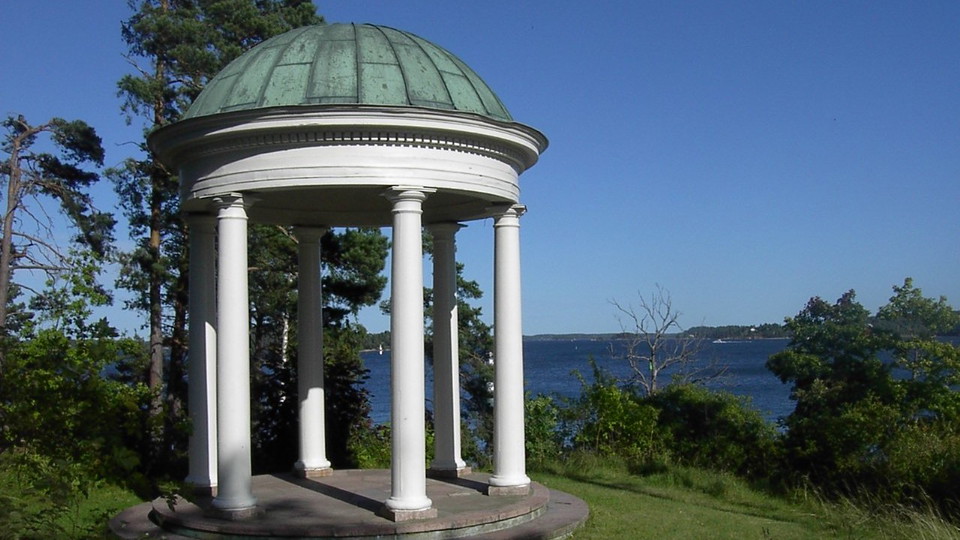 Ekotemplet Elfviks Udde. Foto Lidingö stad.