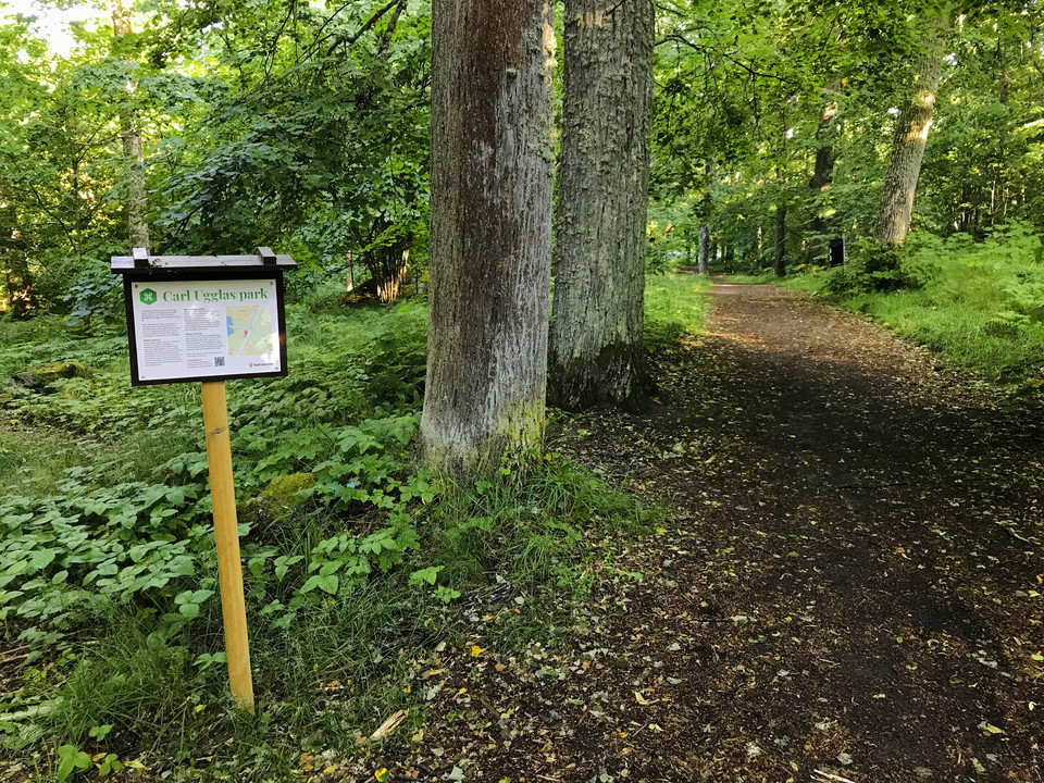Carl ugglas park. Foto: Josefine Karlsson