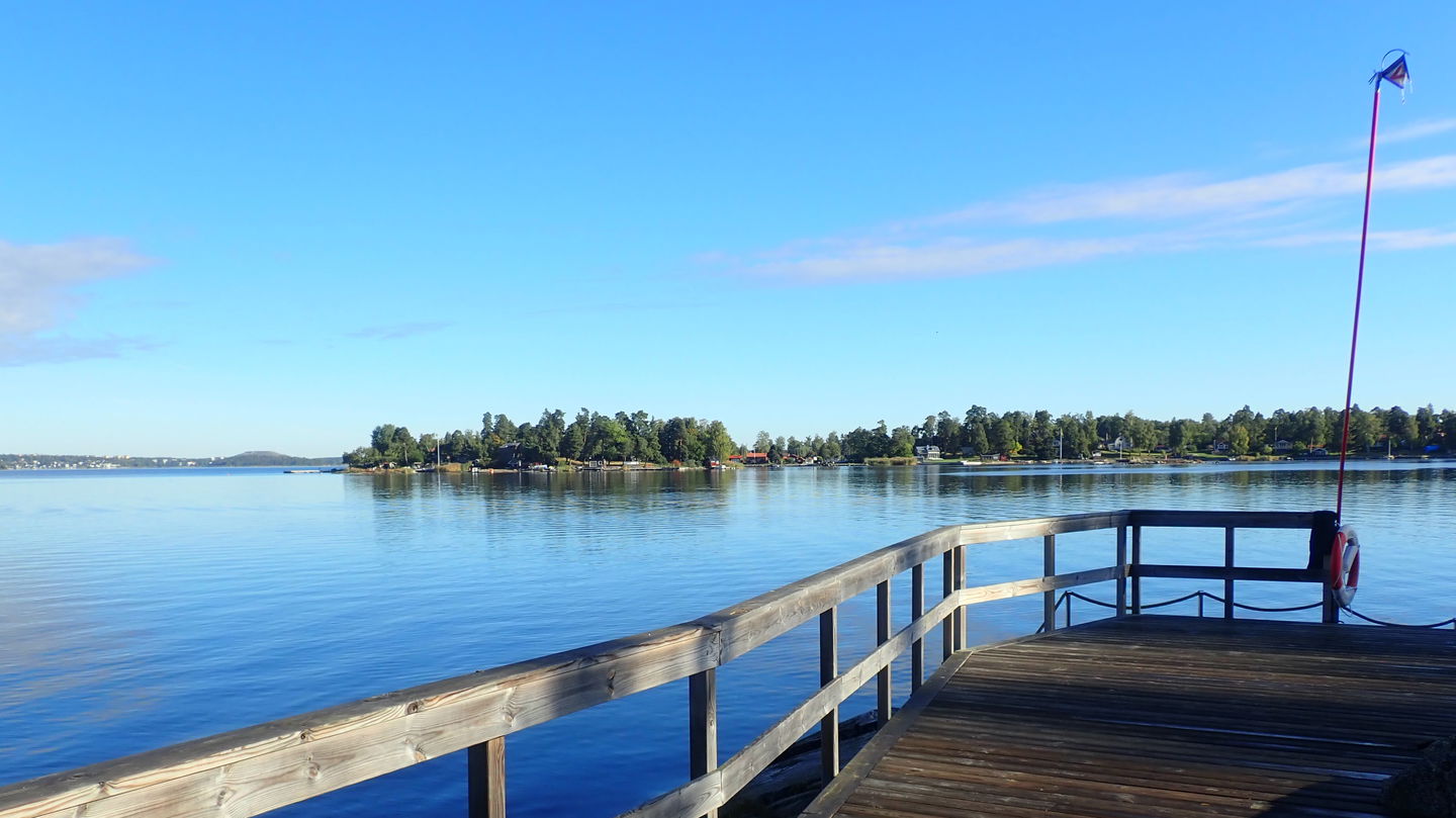 Sättsjö brygga. Foto Lidingö stad.