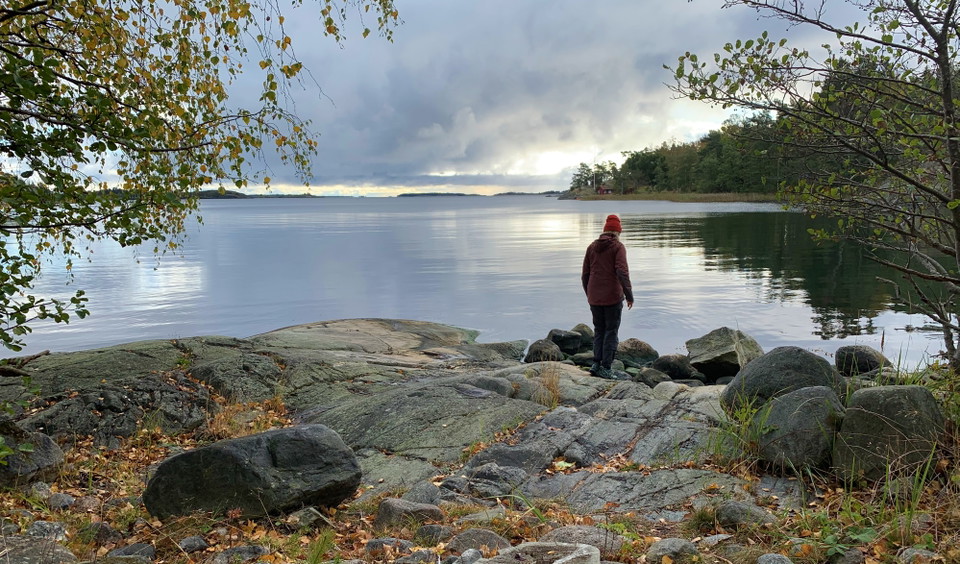 Utblick mot Norrvreten och skärgården.