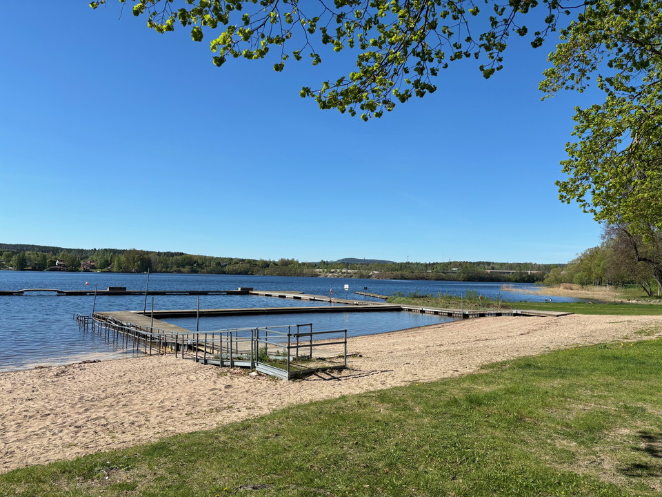 Vy över Prästabadet