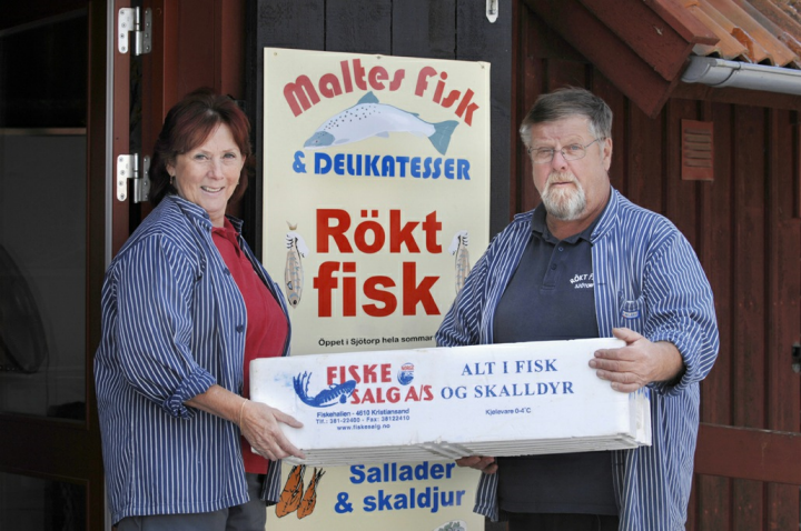 Maltes fisk & Perssons glass