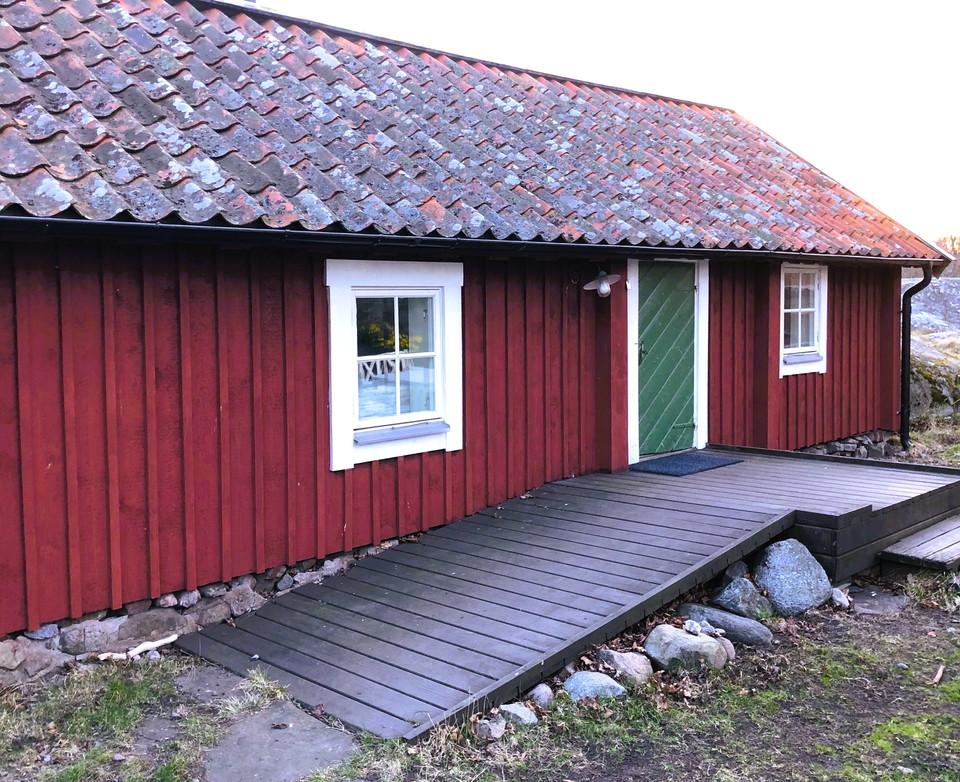 Gästhemmets parstuga är tillgängligt med rullstol.