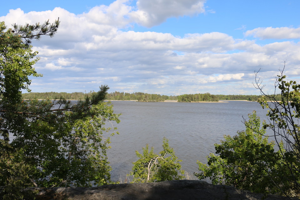 Vy ut över Mälaren.