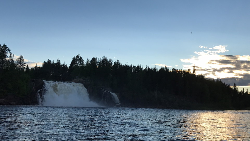 The Waterfall seen from below