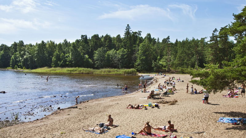 Vänern - Sandvikarna beach