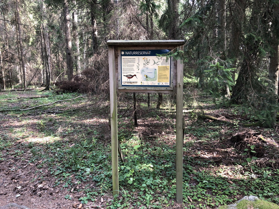 Informationsskylt.